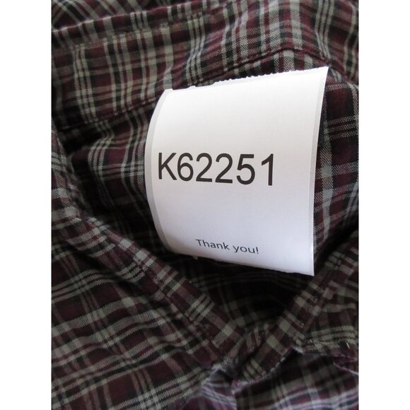 John Varvatos Shirt XL Button Down Plaid Classic Preppy Casual Cotton - Picture 11 of 11